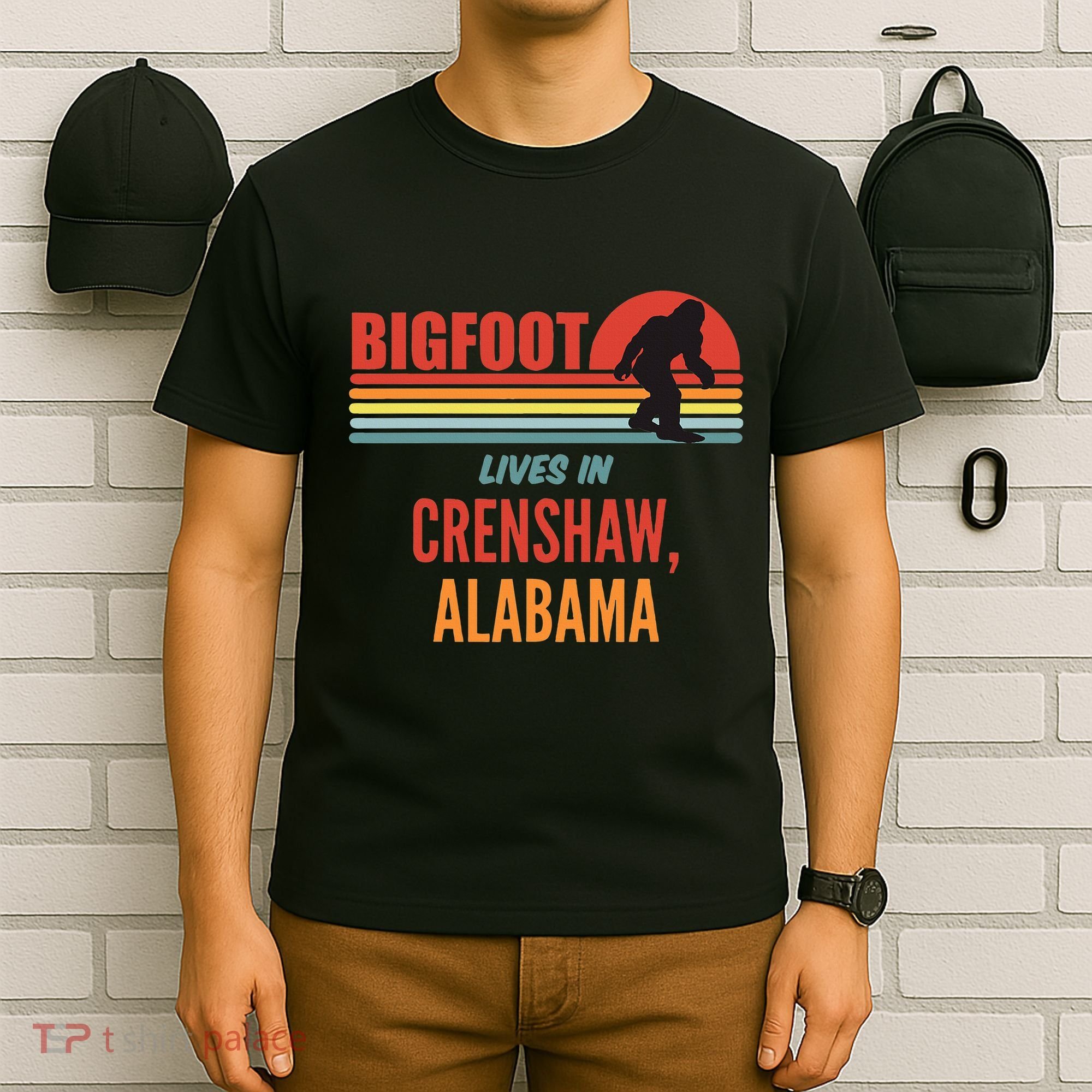 Bigfoot Sighting In Crenshaw Alabama T-Shirt
