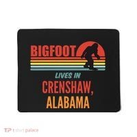 Bigfoot Sighting In Crenshaw Alabama Mousepad thumb 0