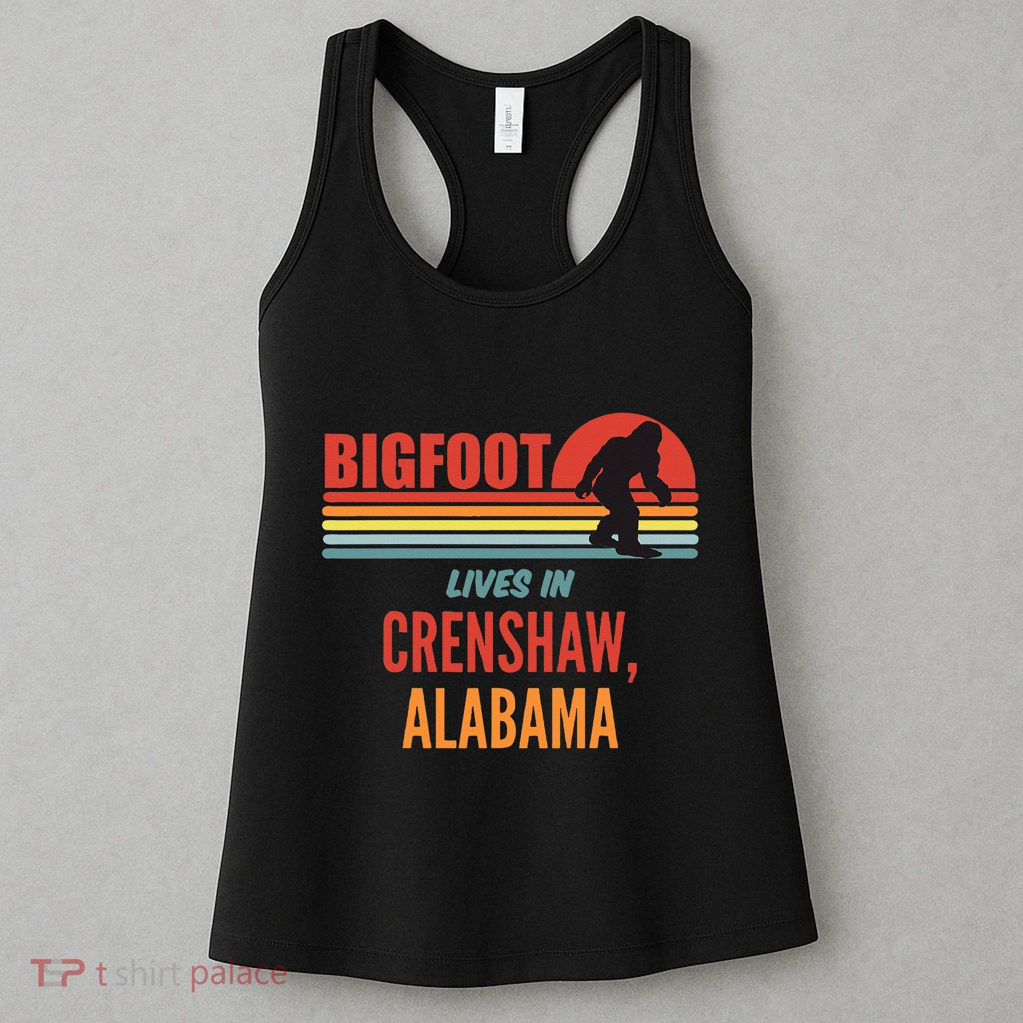 Bigfoot Sighting In Crenshaw Alabama Women's Tank Top