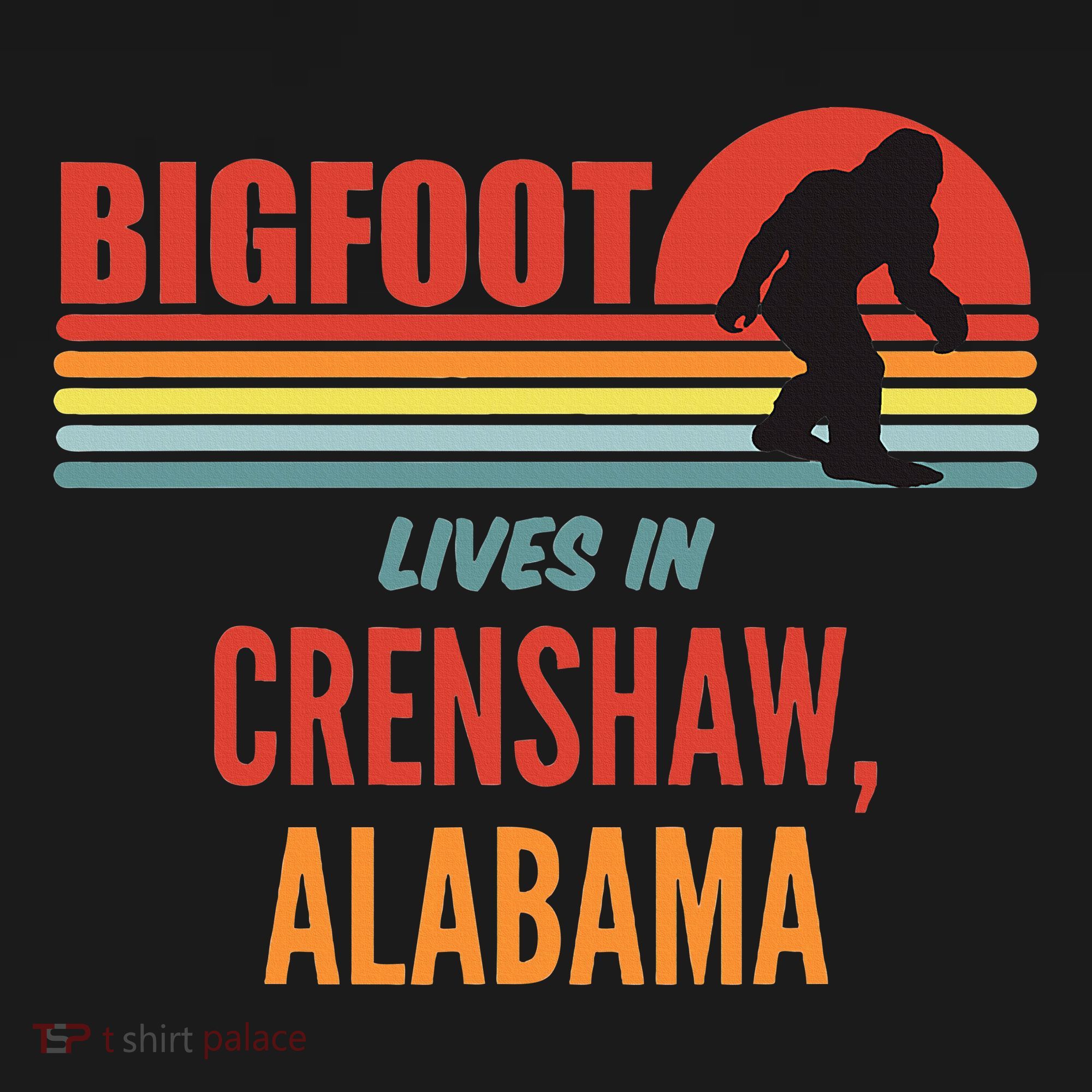 Bigfoot Sighting In Crenshaw Alabama Women's Tank Top