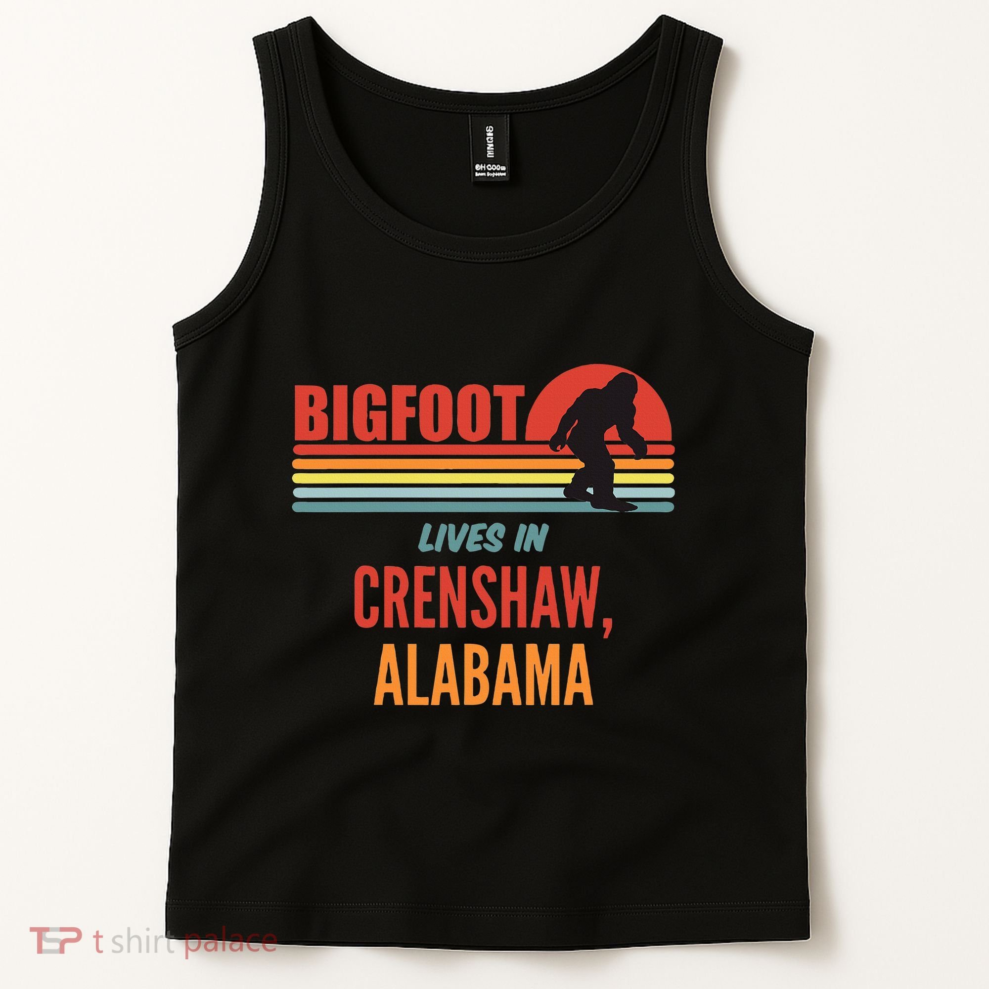 Bigfoot Sighting In Crenshaw Alabama Tank Top
