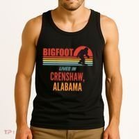 Bigfoot Sighting In Crenshaw Alabama Tank Top thumb 3
