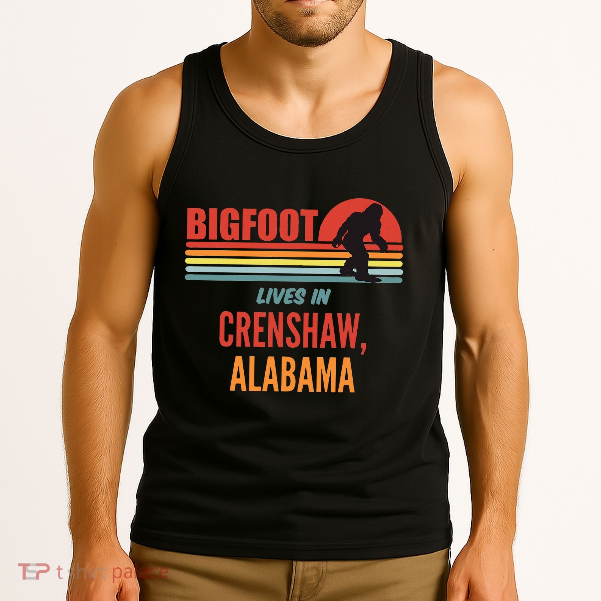 Bigfoot Sighting In Crenshaw Alabama Tank Top