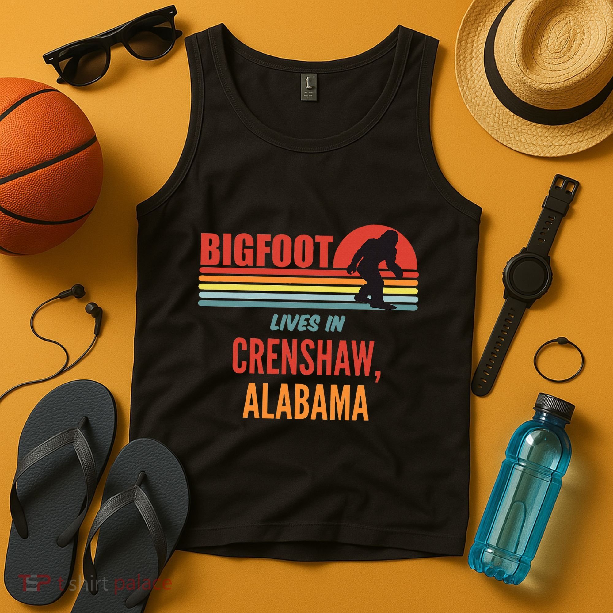 Bigfoot Sighting In Crenshaw Alabama Tank Top