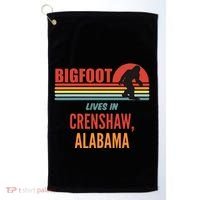 Bigfoot Sighting In Crenshaw Alabama Golf Towel thumb 0