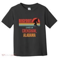 Bigfoot Sighting In Crenshaw Alabama Toddler T-Shirt thumb 0