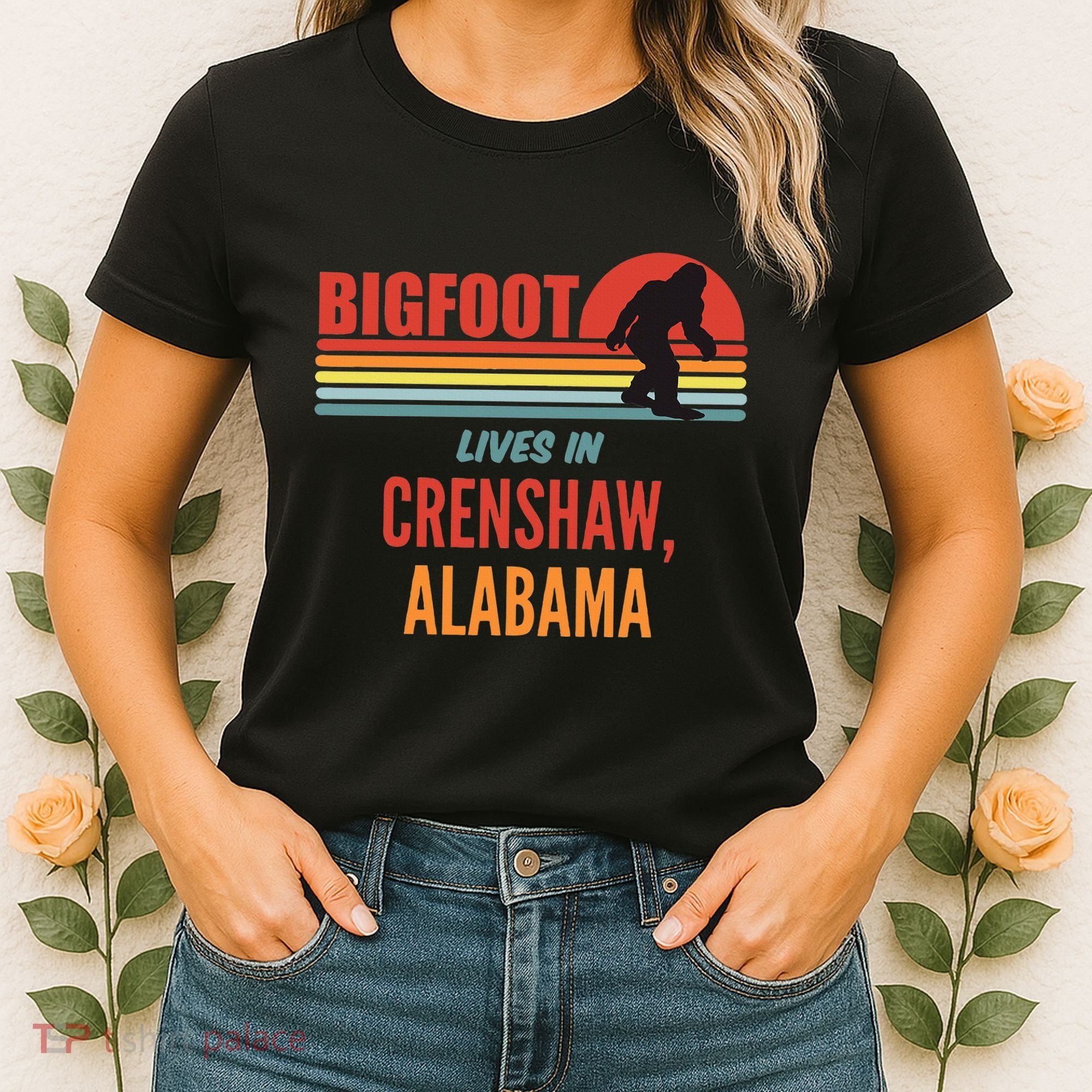 Bigfoot Sighting In Crenshaw Alabama Women's T-Shirt