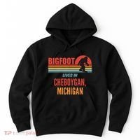 Bigfoot Sighting In Cheboygan Michigan Hoodie thumb 0