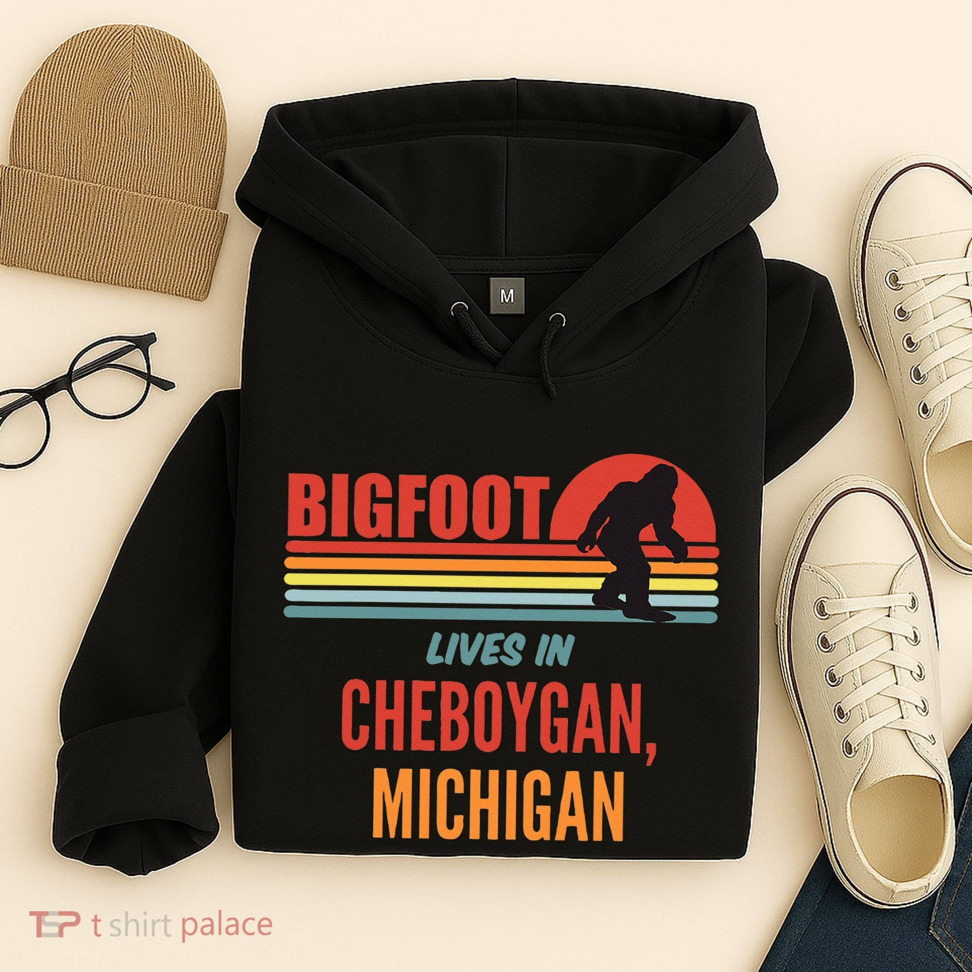 Bigfoot Sighting In Cheboygan Michigan Hoodie