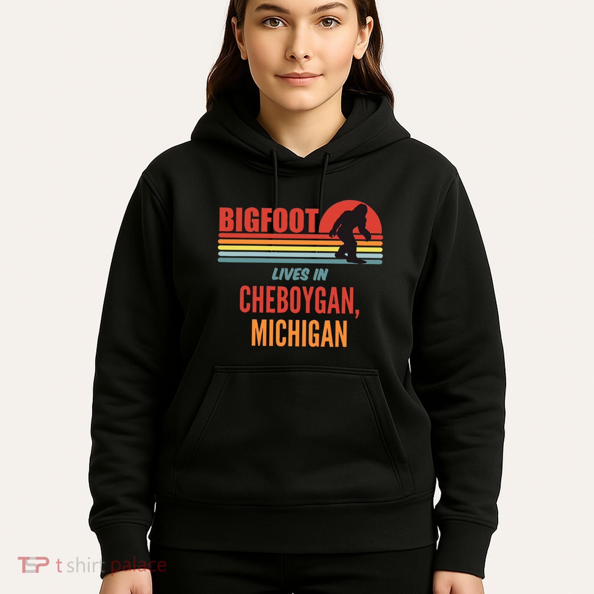 Bigfoot Sighting In Cheboygan Michigan Hoodie