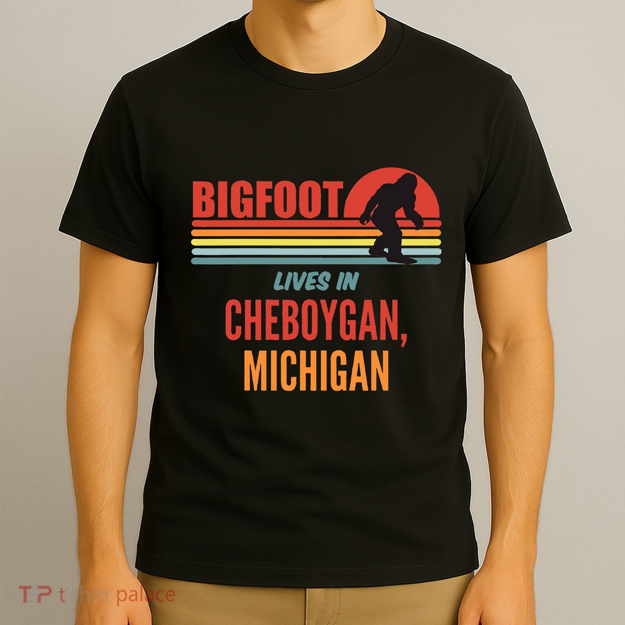 Bigfoot Sighting In Cheboygan Michigan T-Shirt