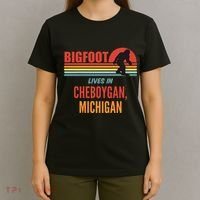 Bigfoot Sighting In Cheboygan Michigan T-Shirt thumb 4