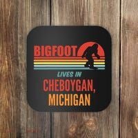 Bigfoot Sighting In Cheboygan Michigan Coaster thumb 0