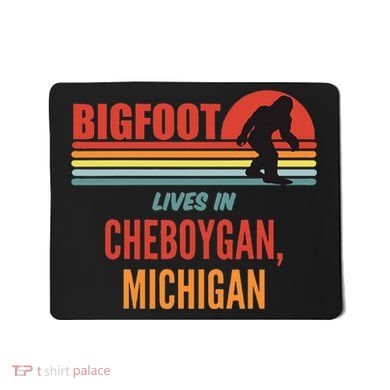 Bigfoot Sighting In Cheboygan Michigan Mousepad