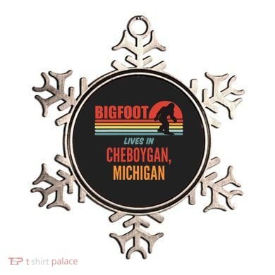 Bigfoot Sighting In Cheboygan Michigan Ornament