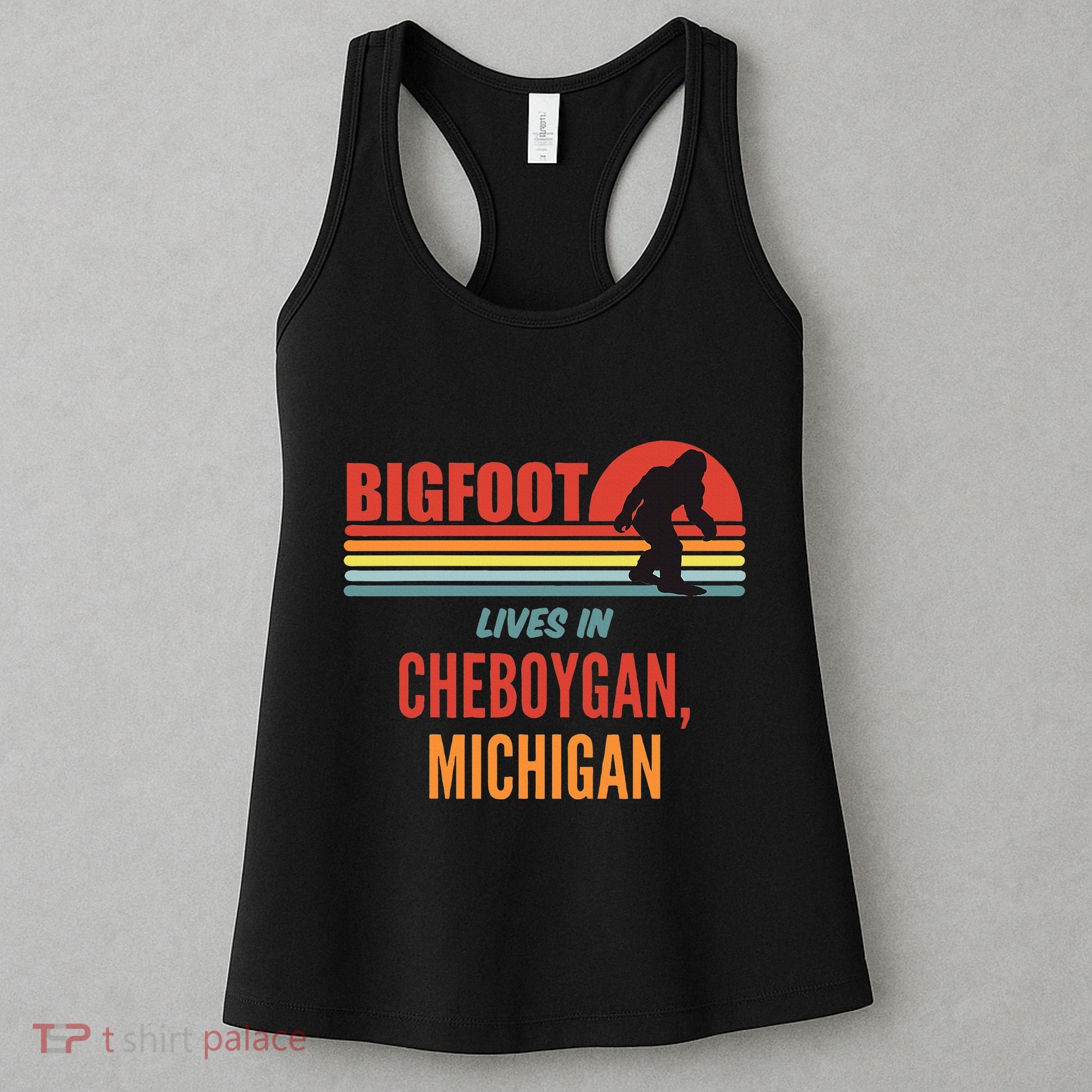 Bigfoot Sighting In Cheboygan Michigan Women's Tank Top