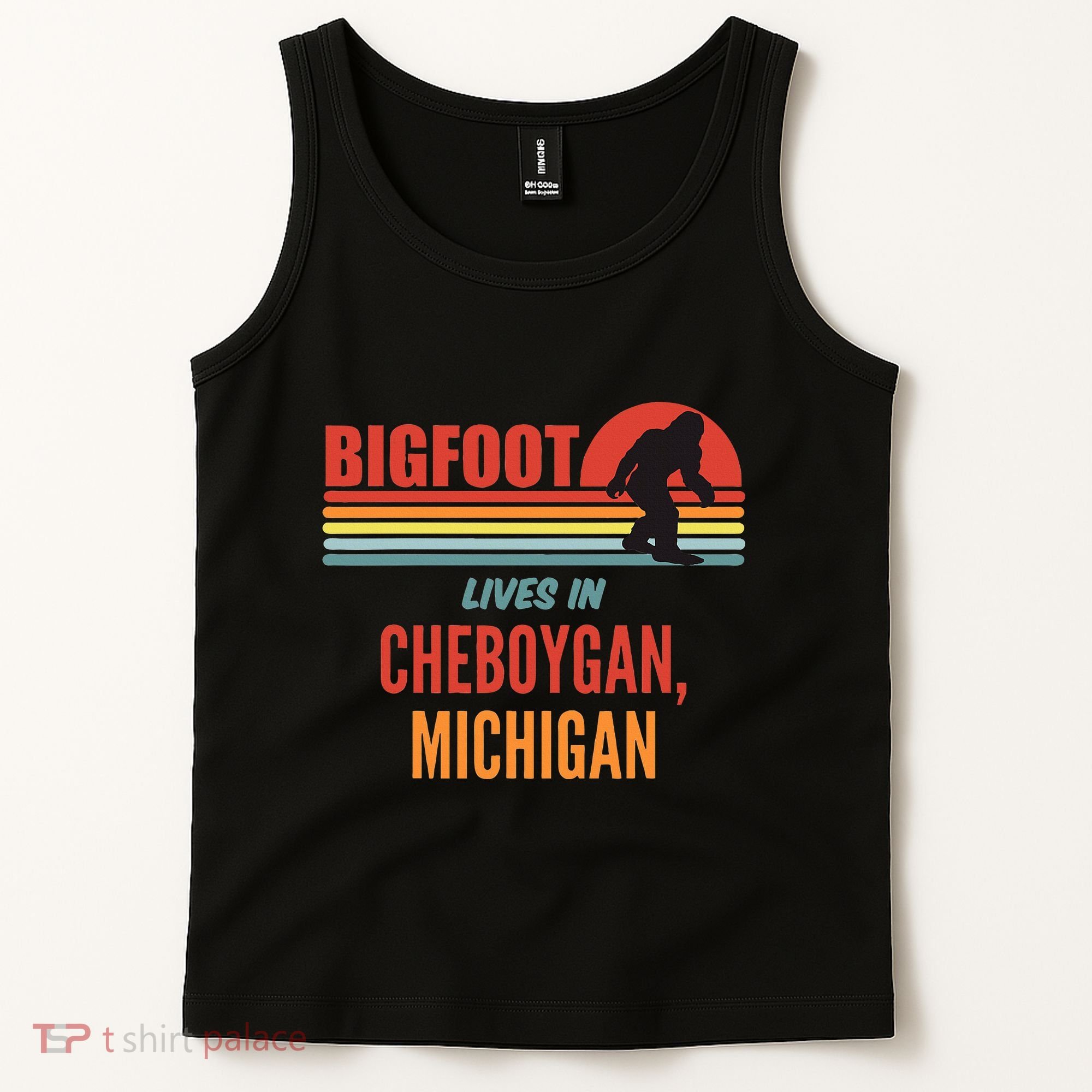 Bigfoot Sighting In Cheboygan Michigan Tank Top