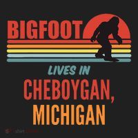 Bigfoot Sighting In Cheboygan Michigan Golf Towel thumb 3