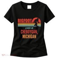 Bigfoot Sighting In Cheboygan Michigan Women's T-Shirt thumb 0