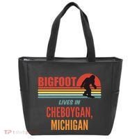 Bigfoot Sighting In Cheboygan Michigan Tote Bag thumb 0