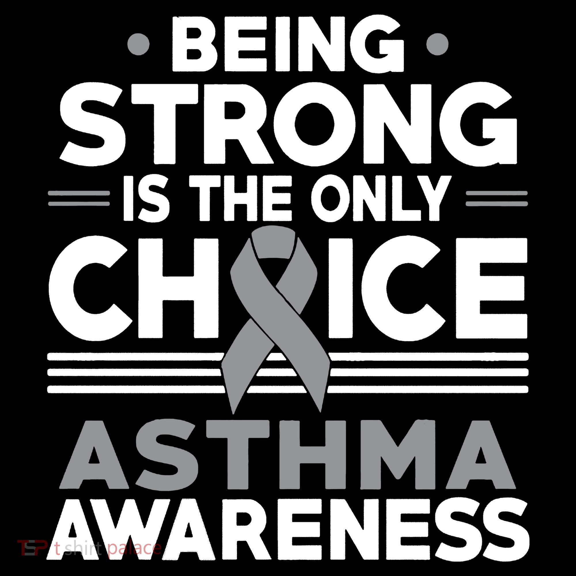 Being Strong Is The Only Choice Asthma Awareness Women's Hoodie