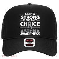 Being Strong Is The Only Choice Asthma Awareness Hat thumb 0