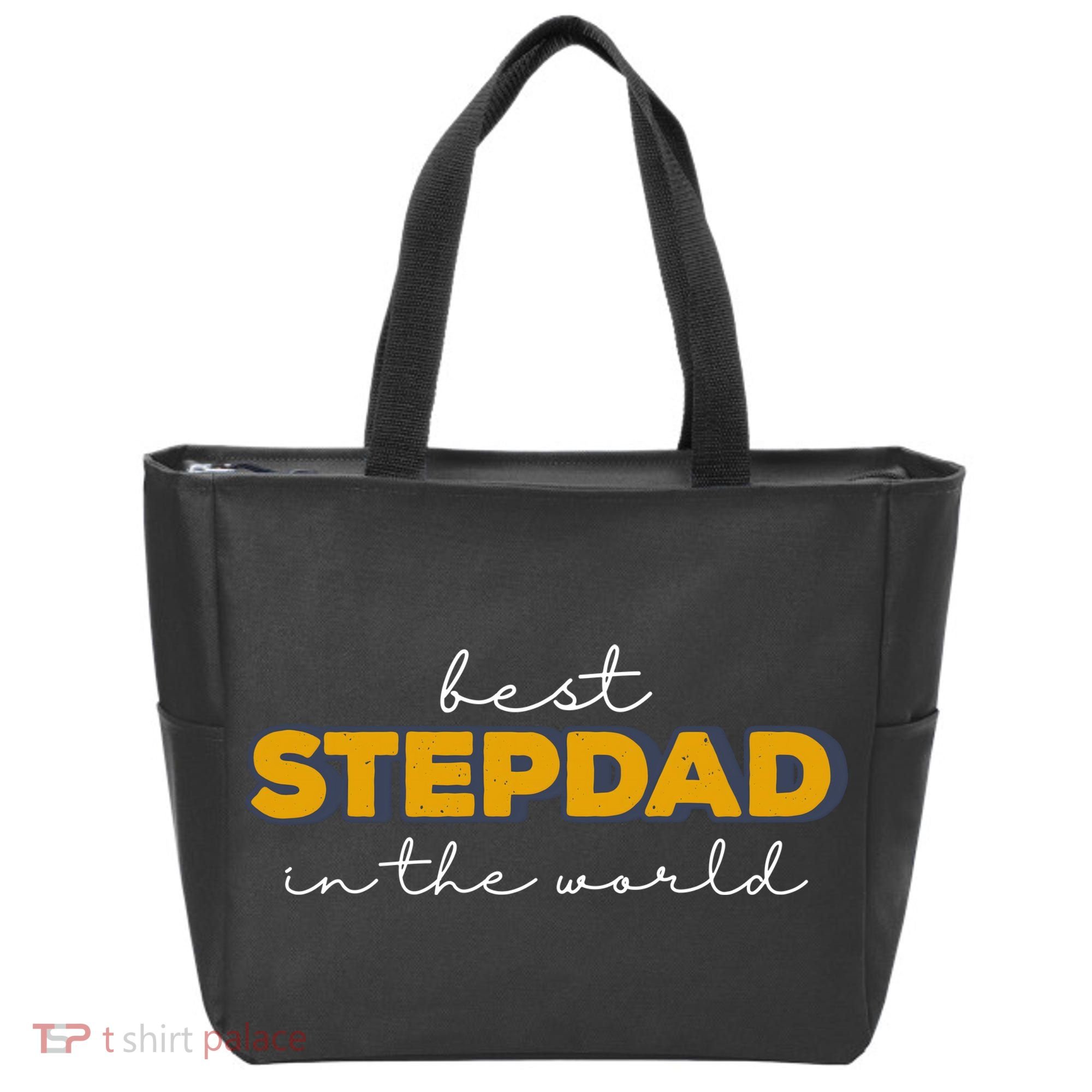 Best Stepdad In The World Fathers Day Tote Bag