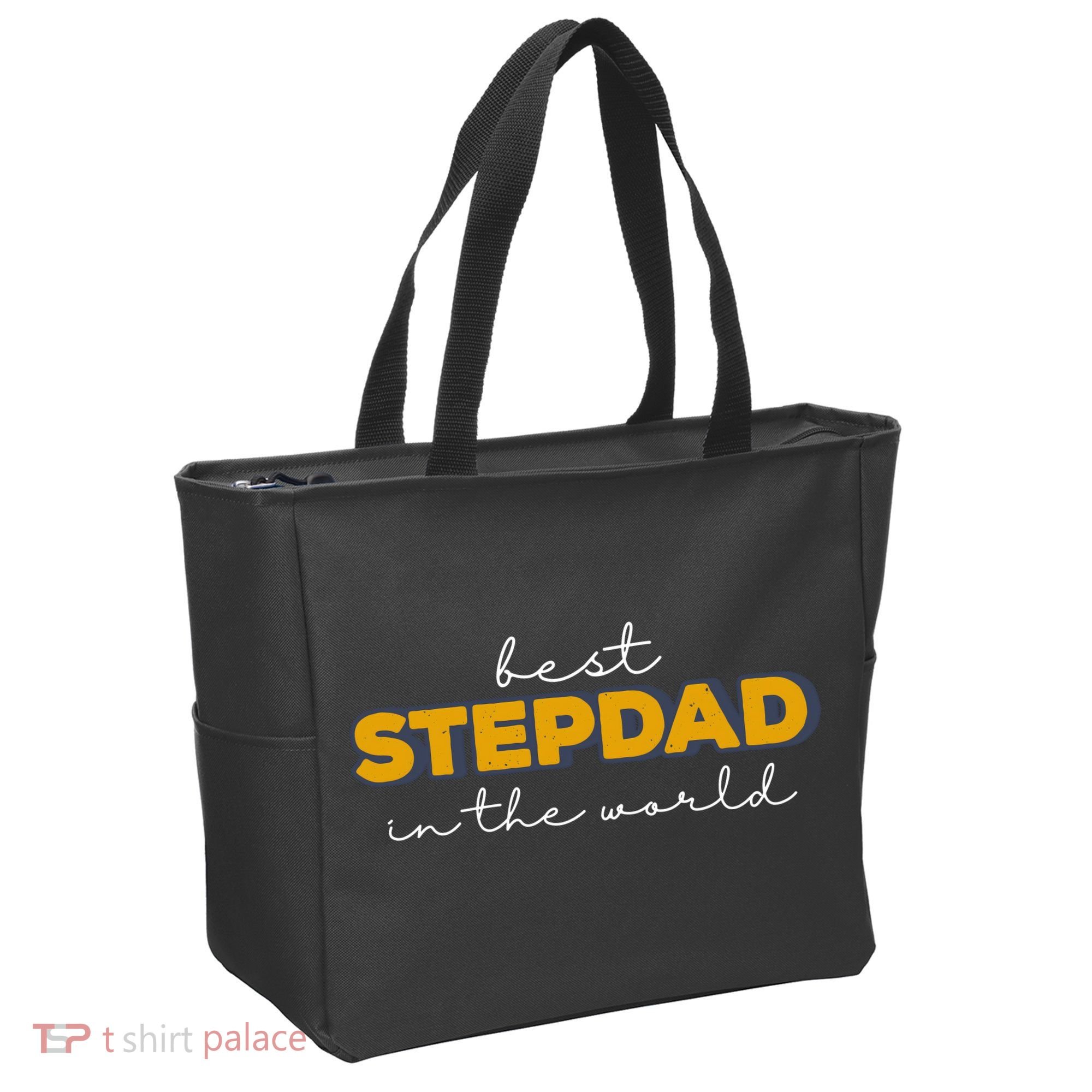 Best Stepdad In The World Fathers Day Tote Bag