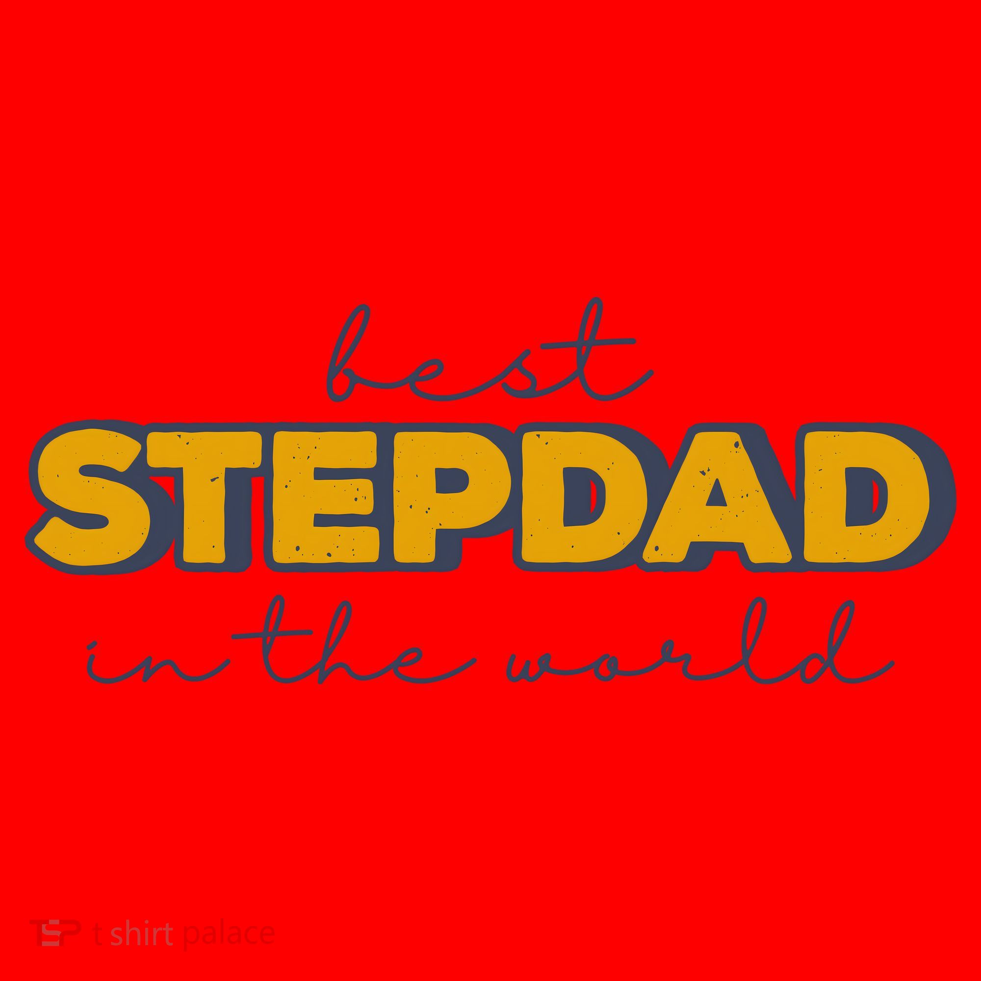 Best Stepdad In The World Fathers Day Santa Hat