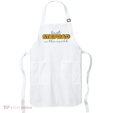 Best Stepdad In The World Fathers Day Apron