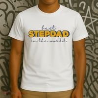 Best Stepdad In The World Fathers Day T-Shirt thumb 3