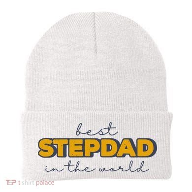 Best Stepdad In The World Fathers Day Beanie