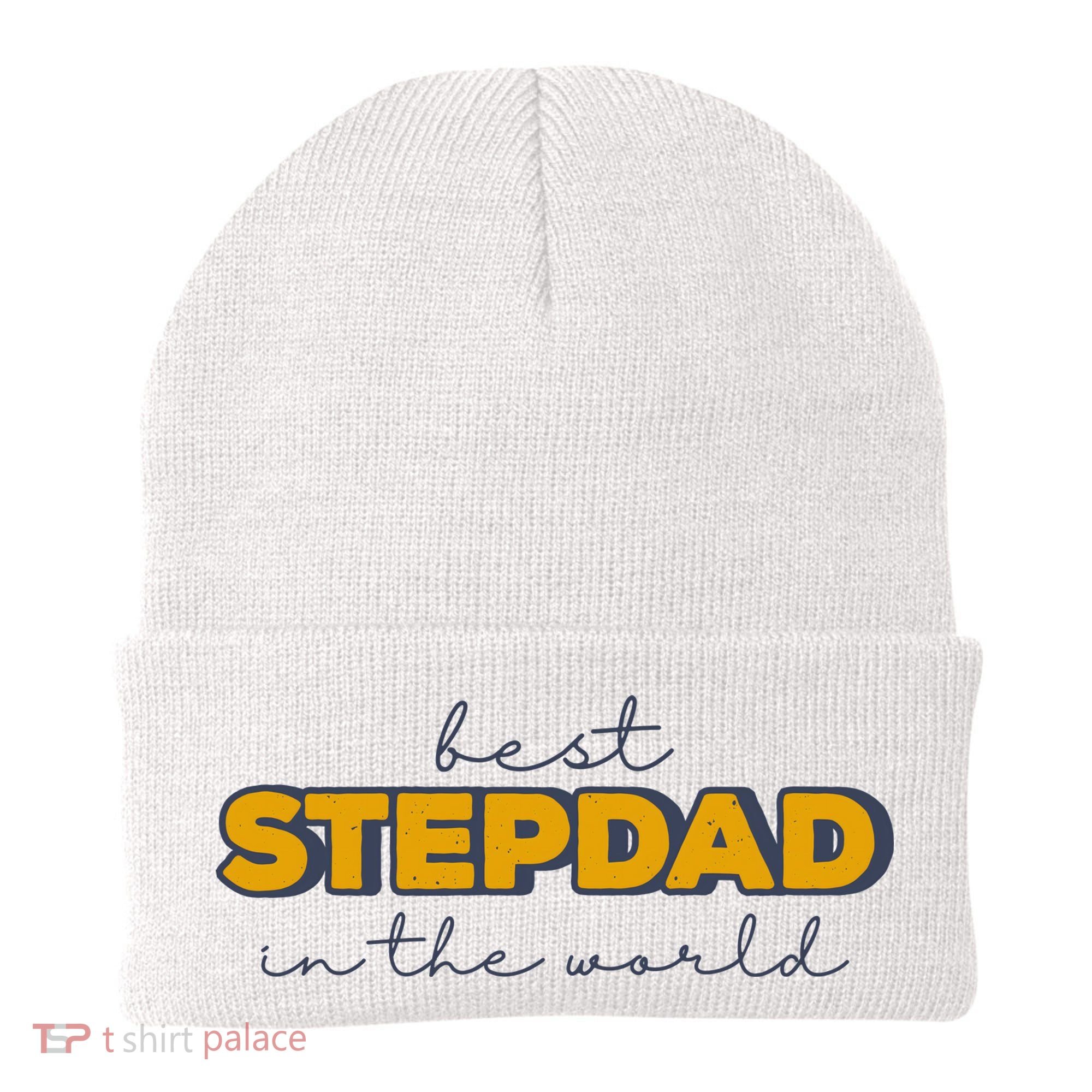 Best Stepdad In The World Fathers Day Beanie