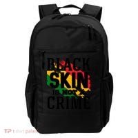 Black Skin Is Not A Crime For Black History Month Gift Backpack thumb 0