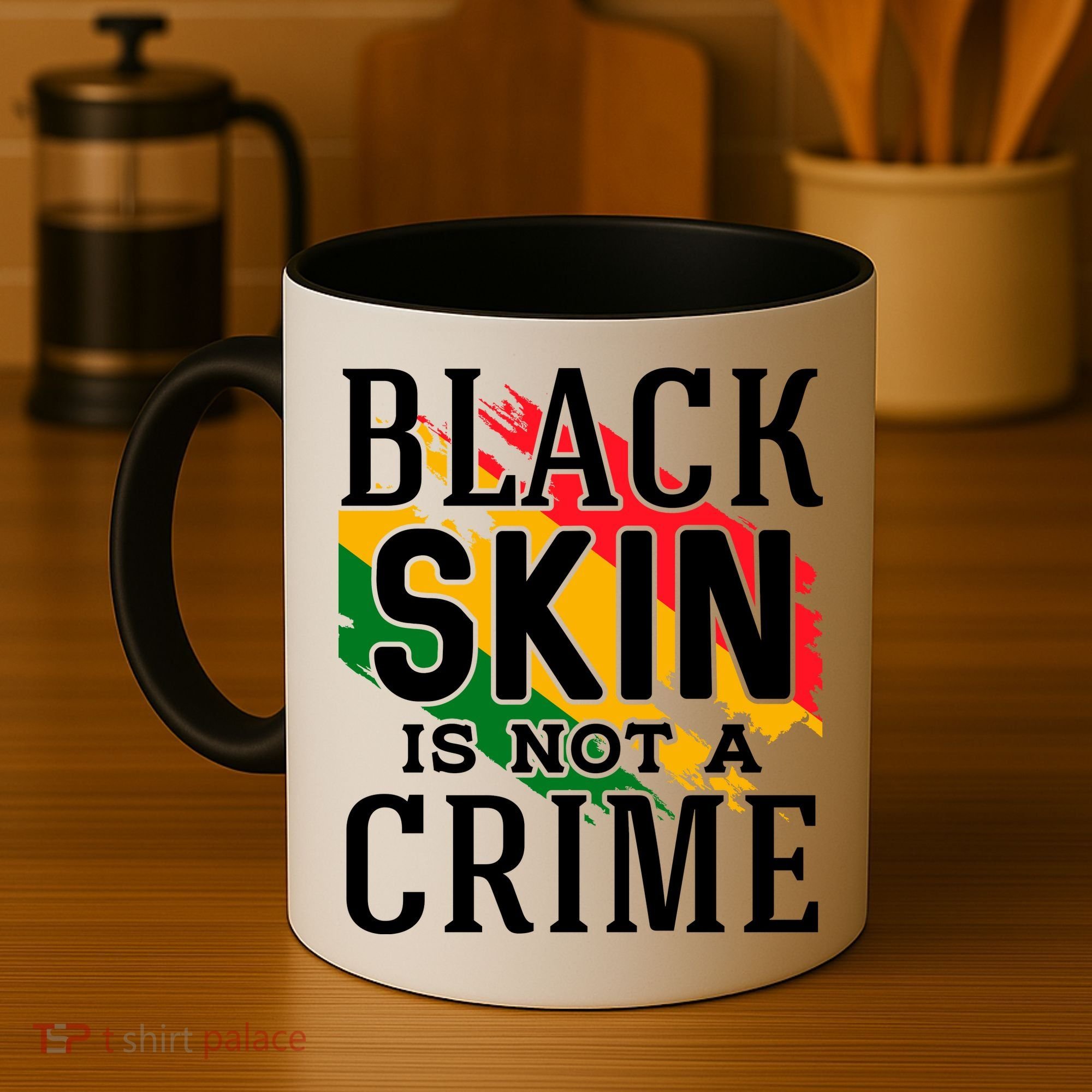 Black Skin Is Not A Crime For Black History Month Gift Coffee Mug