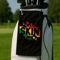 Black Skin Is Not A Crime For Black History Month Gift Golf Towel thumb 2