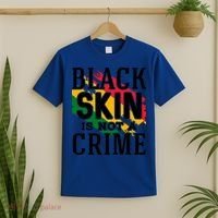 Black Skin Is Not A Crime For Black History Month Gift T-Shirt thumb 2