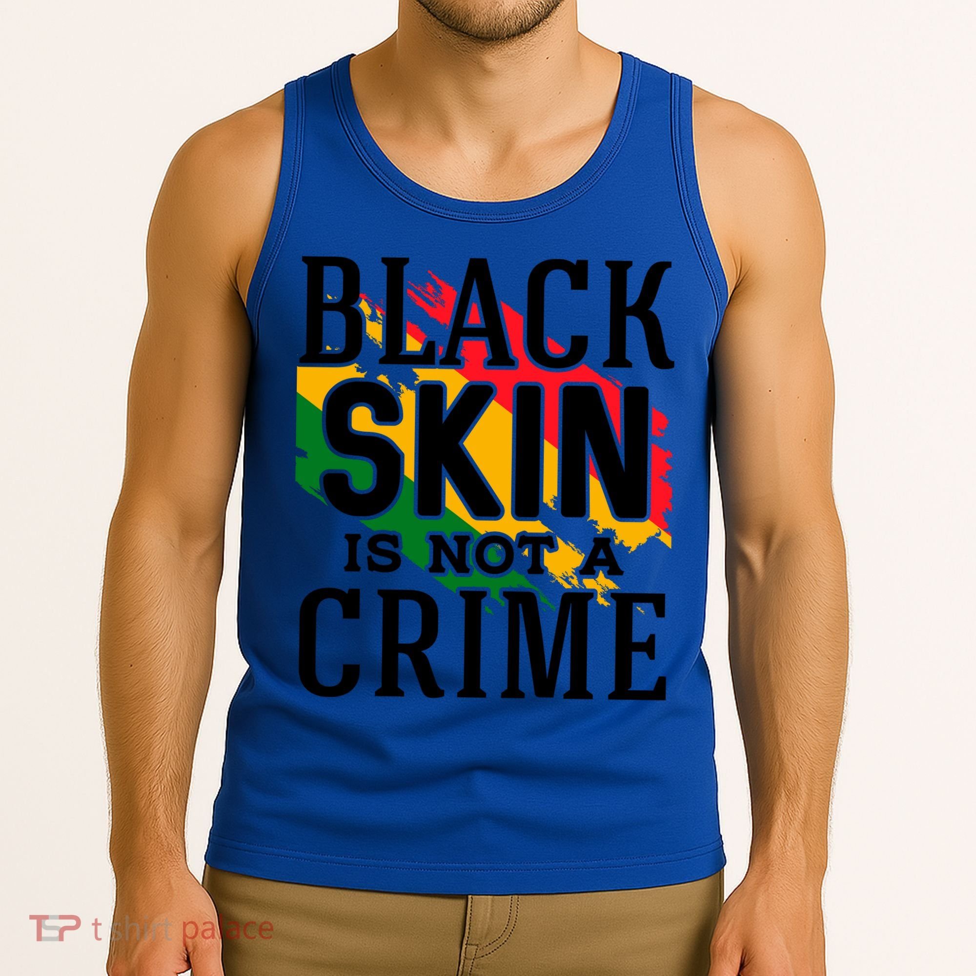 Black Skin Is Not A Crime For Black History Month Gift Tank Top