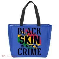 Black Skin Is Not A Crime For Black History Month Gift Tote Bag thumb 0
