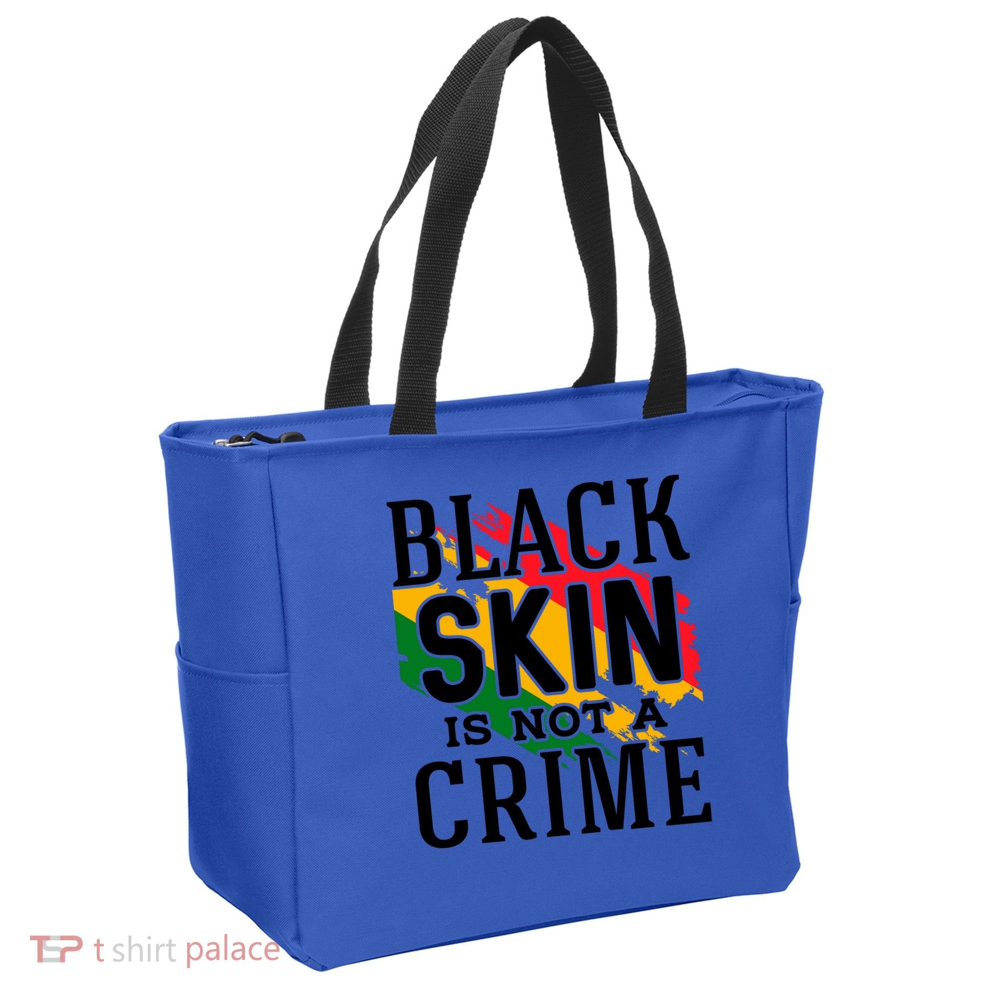 Black Skin Is Not A Crime For Black History Month Gift Tote Bag
