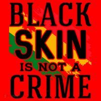 Black Skin Is Not A Crime For Black History Month Gift Santa Hat thumb 1