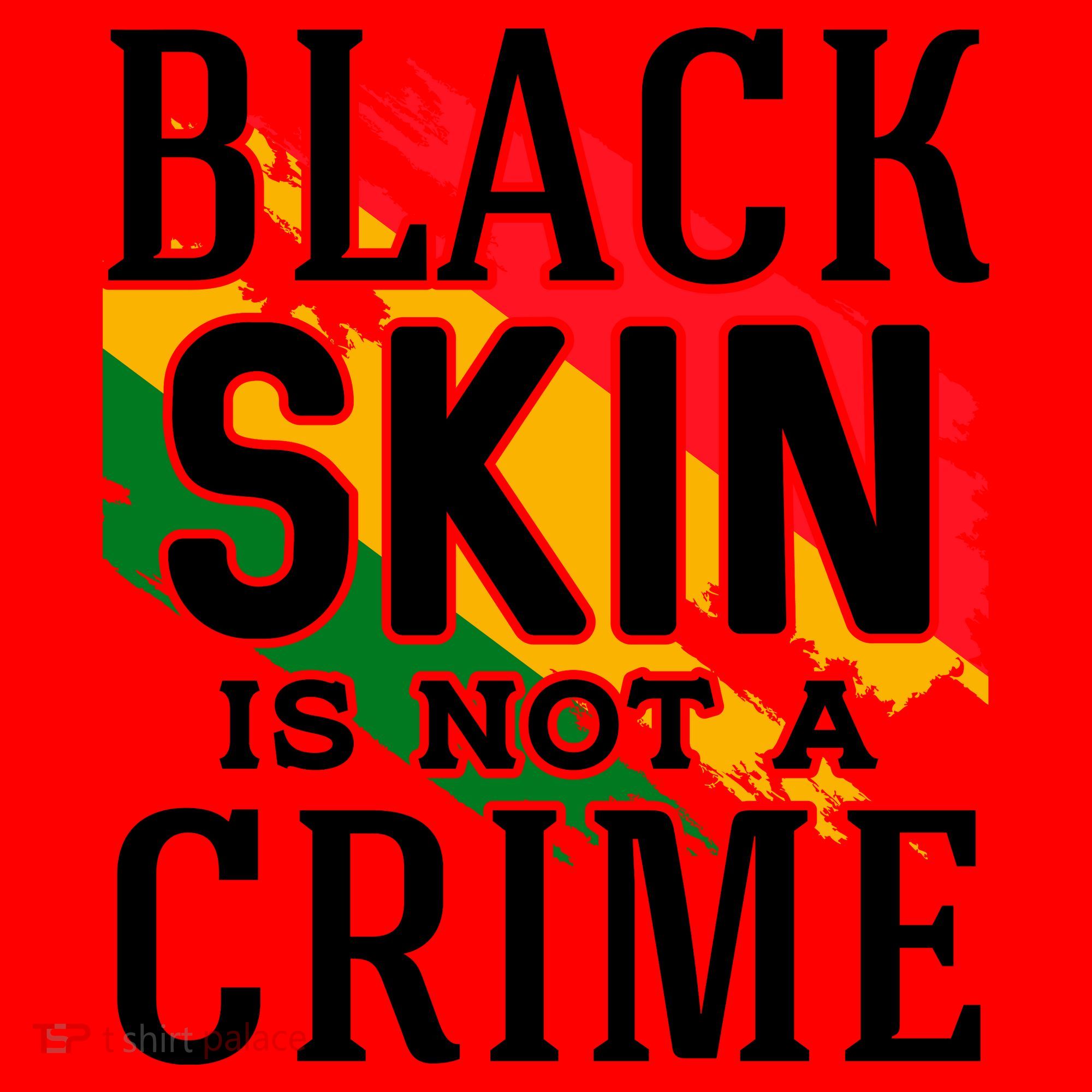 Black Skin Is Not A Crime For Black History Month Gift Santa Hat