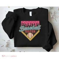 Baseball Sister Ice Cream Drip Sweatshirt thumb 2
