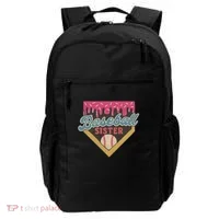 Baseball Sister Ice Cream Drip Backpack thumb 0