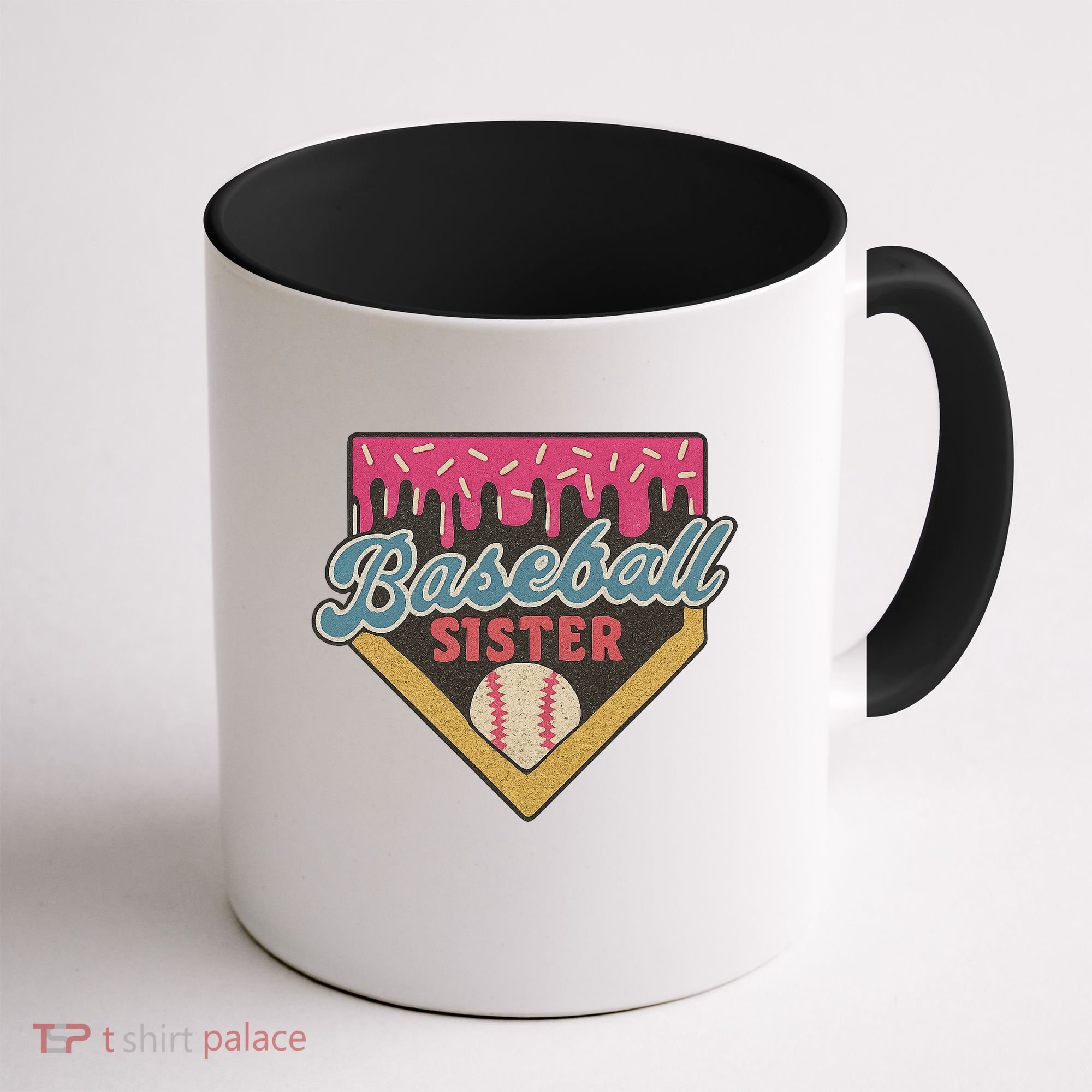 Baseball Sister Ice Cream Drip Coffee Mug