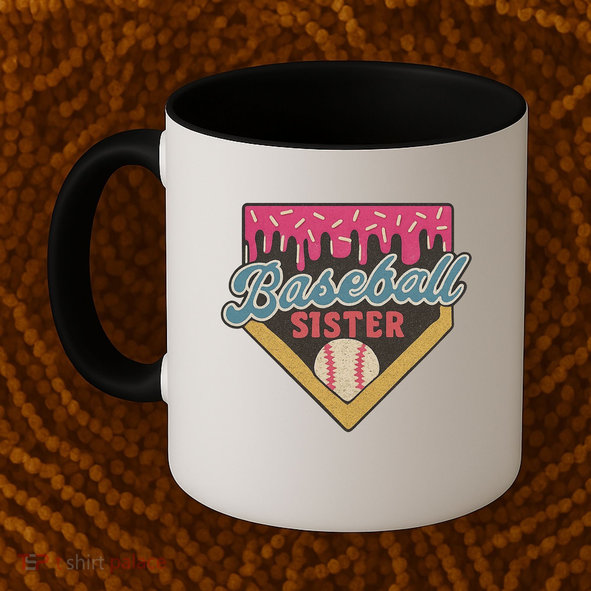 Baseball Sister Ice Cream Drip Coffee Mug