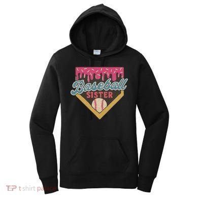 Baseball Sister Ice Cream Drip Women's Hoodie