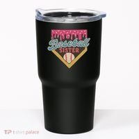 Baseball Sister Ice Cream Drip Tumbler thumb 0