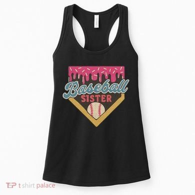 Baseball Sister Ice Cream Drip Women's Tank Top