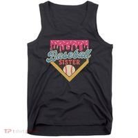 Baseball Sister Ice Cream Drip Tank Top thumb 0